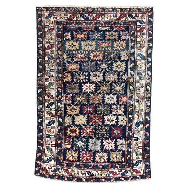 Antique 19th Century Caucasian Chirwan Kouba Rug, 1890s For Sale