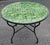 Moroccan 40" Handcrafted Tamegroute Green Moroccan Mosaic Table For Sale - Image 3 of 7