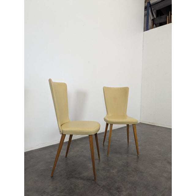 Mid-Century Skai Chairs, 1960s, Set of 2, in Very Good conditions.
