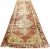 Mid-Century Modern Vintage Worn-In Distressed Turkish Runner - 2′4″ × 9′4″ For Sale - Image 3 of 10