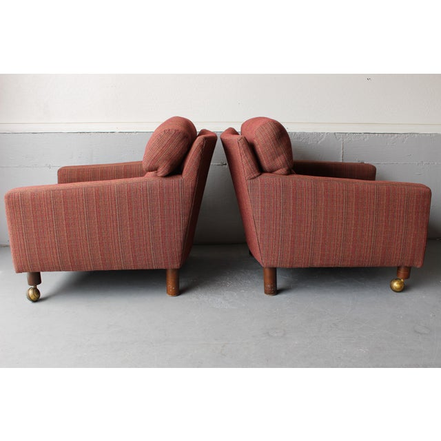 MidCentury Vintage Club Chairs A Pair Chairish