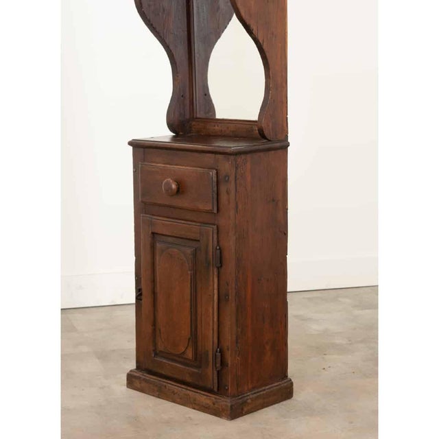 Late 18th Century English 18th Century Narrow Oak Cupboard For Sale - Image 5 of 11