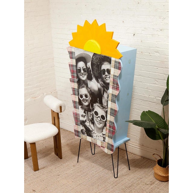 Memphis Style Cabinet by Rik Phillips For Sale - Image 4 of 12
