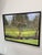 Impressionist Backyard, Early Spring by Riley Doyle | Oil on panels Landscape with trees and green fields. For Sale - Image 3 of 5