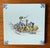 Delft Set of 4 Hand Painted Dutch Tiles Depicting Old World Trades For Sale - Image 4 of 12