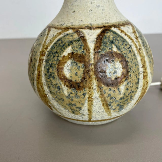 Danish Studio Pottery Table Light in Ceramic from Soholm Ceramic, 1970 For Sale - Image 12 of 18