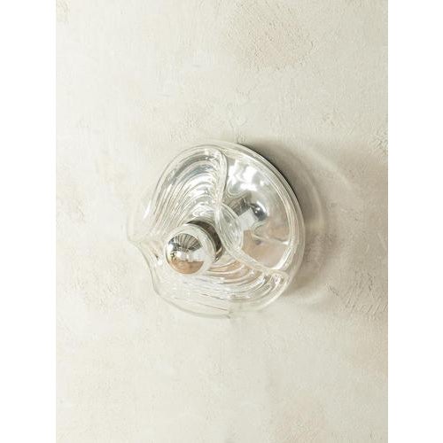 Glass Wave Wall Lamp from Peill & Putzler, 1970s For Sale - Image 4 of 8