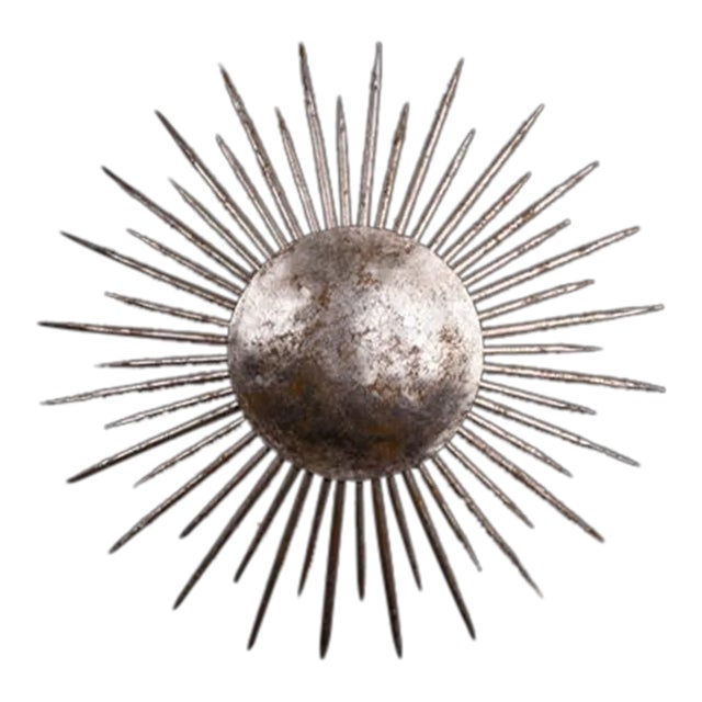 Petit Soleil Sconce in Silver Finish For Sale