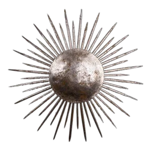 Petit Soleil Sconce in Silver Finish