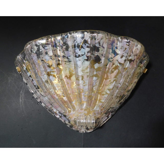 Italian 1960s Uplight Murano Sconce For Sale - Image 3 of 7