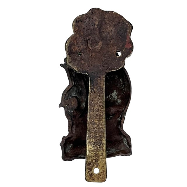 Early 1900s English Brass Galleon Door Knocker For Sale - Image 6 of 7