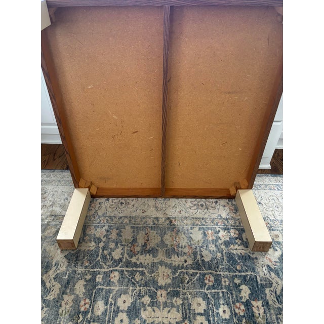 Ecru 1980s Vintage Formica Laminated Square Parsons Coffee Table in the Style of Milo Baughman For Sale - Image 8 of 10