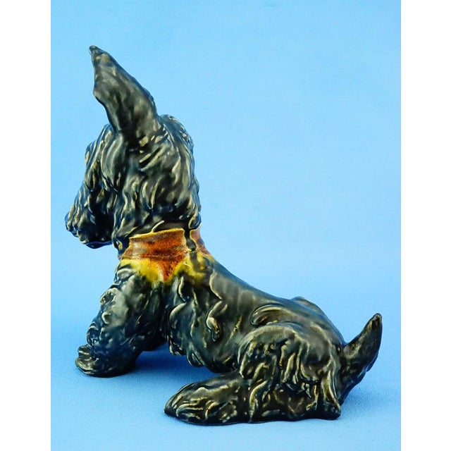 20th Century Ceramic Scottish Terrier Scottie Dog Sculpture by Ida Meisinger for Goldscheider For Sale - Image 3 of 18