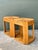 Wood Vintage Rattan Hexagonal Night Stands - A Pair For Sale - Image 7 of 12