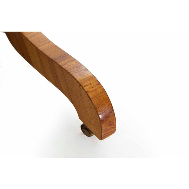 French Marquetry Inlaid 19th Century Writing Table Desk For Sale - Image 14 of 18