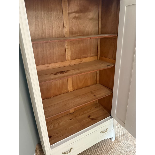 Parisian Art Deco Style Wooden Wardrobe, 1930s-1940s For Sale - Image 13 of 14