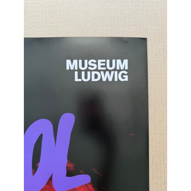 Red Andy Warhol (1928–1987), Self Portrait (Detail), 1986, Museum Ludwig Cologne 2020, Exhibition Poster, Printed in Germany For Sale - Image 8 of 9