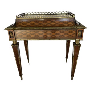French Louis XVI Marquetry Jardinere/Cellarette W/Bronze Mounts For Sale