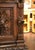 19th Century French Carved Oak Saint-Hubert Hunt Buffet With Stag Crest For Sale - Image 9 of 14