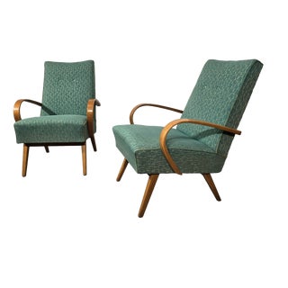 Vintage Armchairs by Jaroslav Smidek, 1960s, Set of 2 For Sale