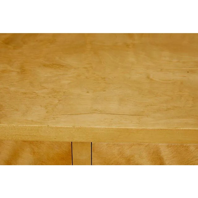 Swedish Birch Low Open Bookcase, 1950s For Sale - Image 3 of 10