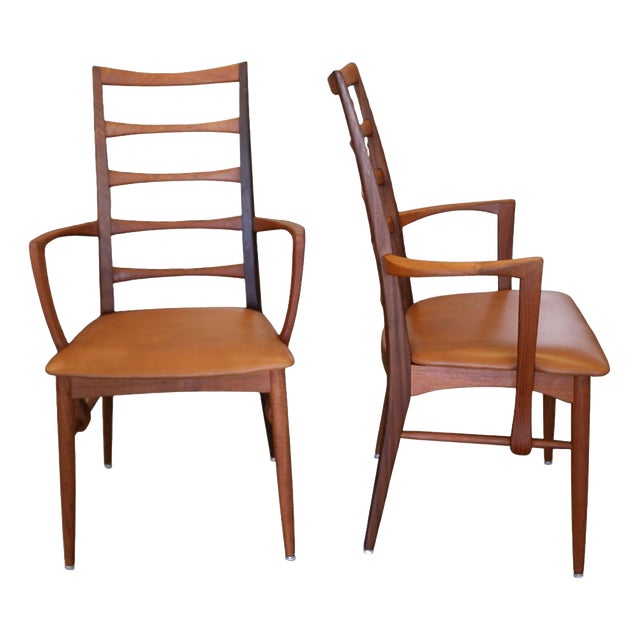 Danish Liz Armchair in Teak and Leather by Niels Koefoed for Koefoeds Hornslet, 1960s For Sale