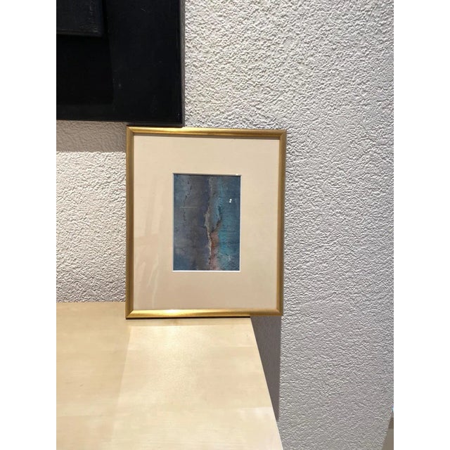 Gilbert Pauli, Blue and Grey Abstract Composition No.2, Oil on Canvas, 2005 For Sale - Image 7 of 8