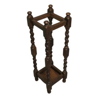 Antique Umbrella Hall Stand in Oak, 1800s For Sale