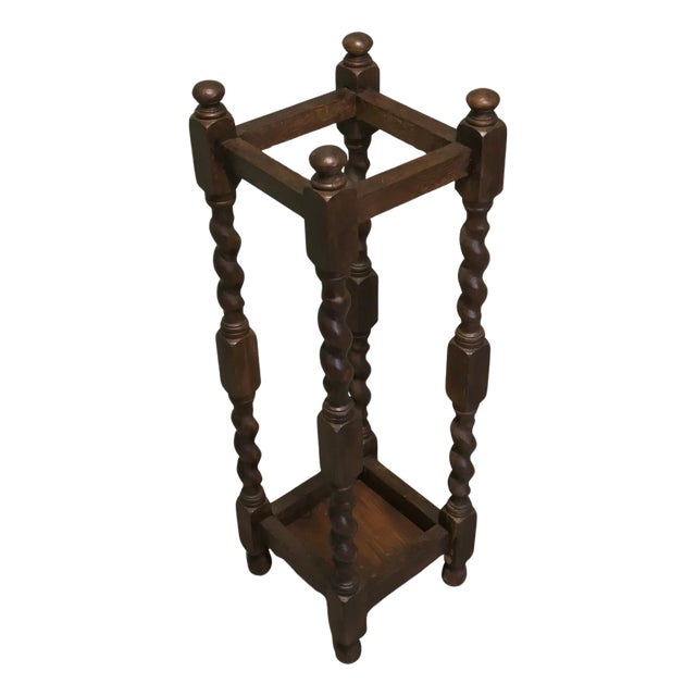 Antique Umbrella Hall Stand in Oak, 1800s For Sale