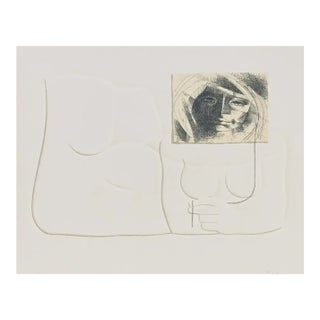 1983 Jorge Dumas Michele Female Nude Lithograph For Sale