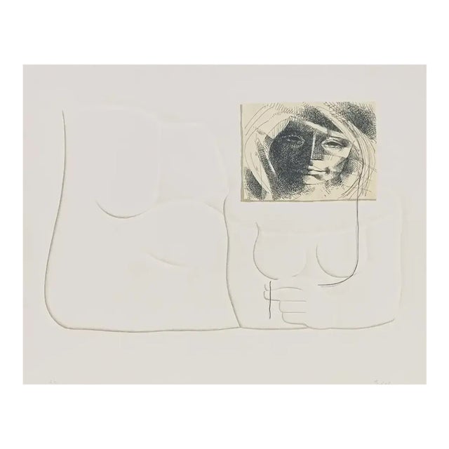 1983 Jorge Dumas Michele Female Nude Lithograph For Sale