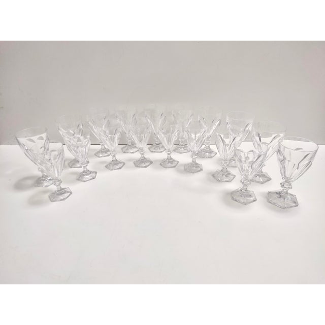 Swedish Crystal Drinking Glasses from Kosta Boda, 1970s, Set of 18 For Sale - Image 6 of 14