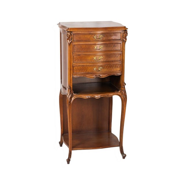 Antique Art Nouveau French Chest of Drawers, 1890s For Sale - Image 15 of 15