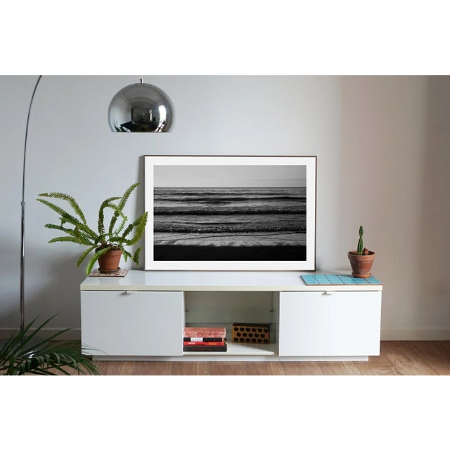 Photorealism 2021 Contemporary Black and White Seascape Photograph Print For Sale - Image 3 of 9