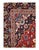 Beautiful and Finely Woven Antique Kashan Rug. This inscribed Semi antique carpet features an incomparable medallion-and-...