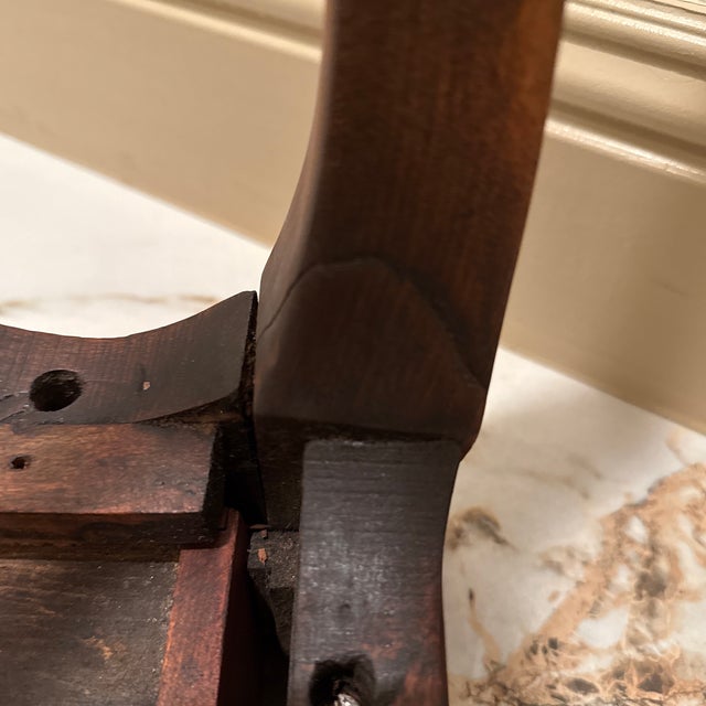 Vintage the Bernhard Flower Chippendale Style Wood Stand For Sale - Image 11 of 12