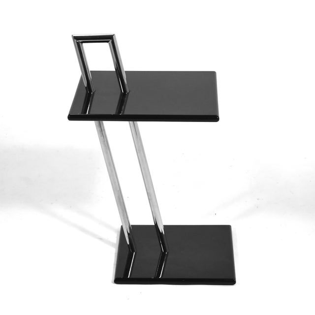 1980s Attributed to Elieen Gray Mobile Side Table For Sale In Chicago - Image 6 of 9