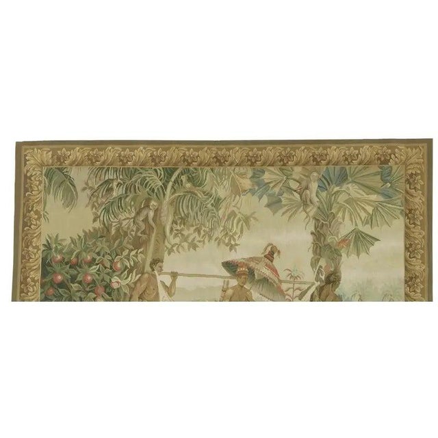 19th Century Vintage Tapestry Depicting Royalty For Sale - Image 5 of 9