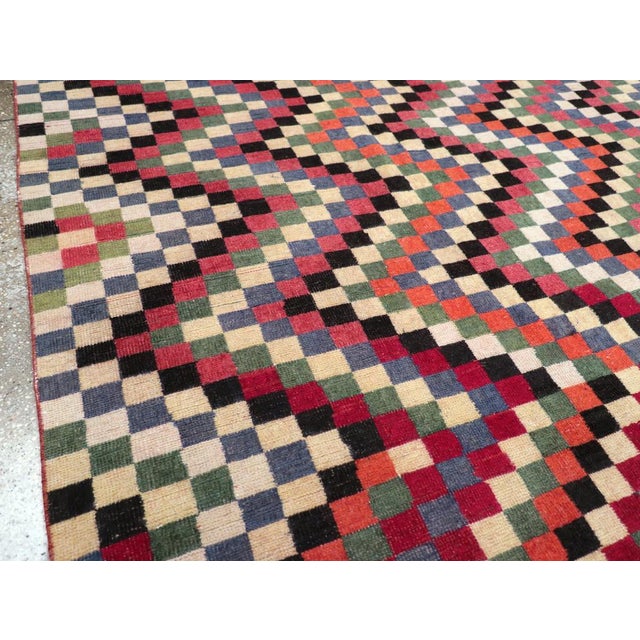 Mid 20th Century Galerie Shabab Collection Mid-20th Century Turkish Anatolian Accent Rug For Sale - Image 5 of 10