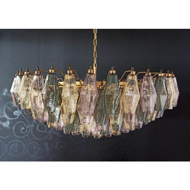 Murano Glass Chandelier in 185 Multicolored Glasses, 1990s For Sale - Image 10 of 18