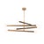 Regina Andrew Beaubien Steel Chandelier, Natural Brass For Sale In Detroit - Image 6 of 6