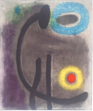 Joan Miro, Woman in the Sun, Lithograph