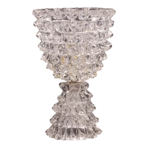 Rostrato Murano Glass Vase Table Lamp for Barovier & Toso, 1940s
