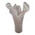 Tammaro Home Murano Style Pink & White Swirl Art Glass Handkerchief Vase For Sale