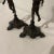 Austrian Bronze Cherub Candlesticks - A Pair For Sale - Image 6 of 7