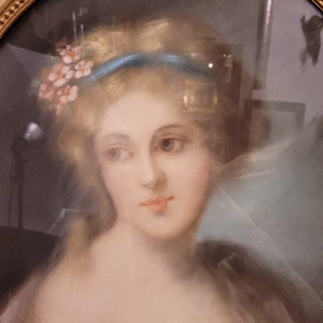 After Rosalba Carriera, Allegory, 19th Century, Pastel on Paper For Sale - Image 17 of 18