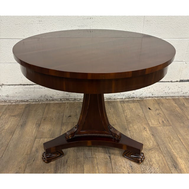This is a stunning 20th Century Traditional, Biedermeier, Regency, or French Directoire style Alfonso Marina fruitwood...