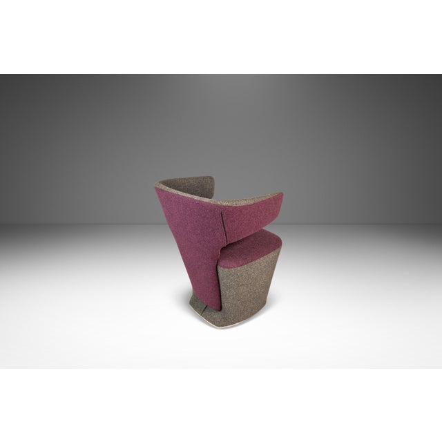 Textile Post Modern "Bison" Accent Sculptural Lounge Chair in Mohair Attributed to Simon Pengelly for Allermuir, United Kingdom, C. 2010s For Sale - Image 7 of 18