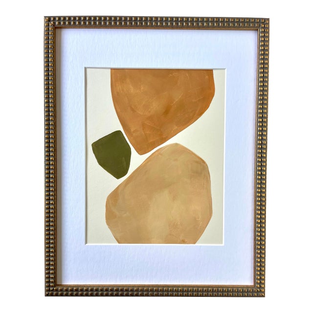 2025 "Accasciarsi' Contemporary Abstract Painting on Paper by Artist r.k. Red For Sale