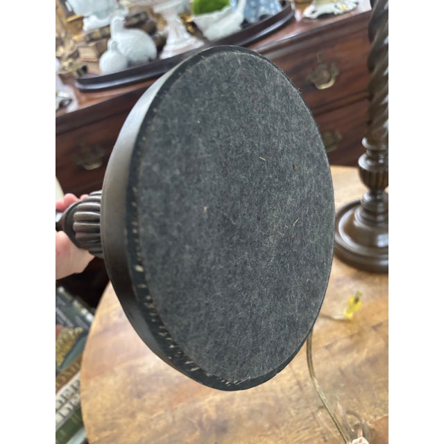 Mid 20th Century Mid Twentieth Century Extra Tall Barley Twist Buffet Lamps - a Pair For Sale - Image 5 of 11